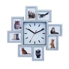 Wall Clock with Photo Frames - Upgraded Basel Design