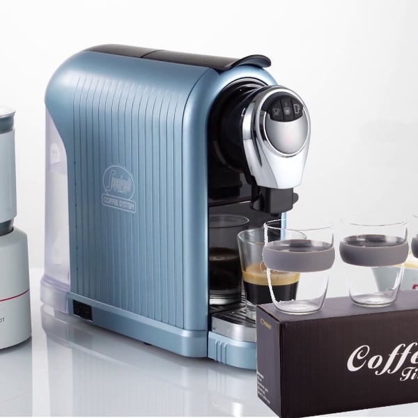 Ultimate Coffee Set with Espresso Machine, Milk Frother & Segafredo Sampler