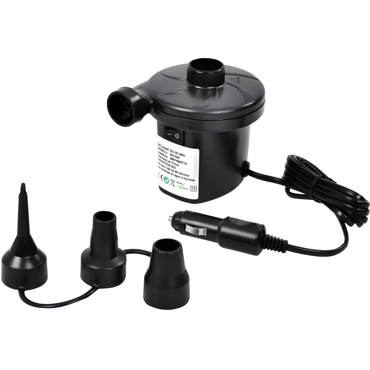 משאבת רכב חכמה לניפוח מזרן קמפינג מבית דיסקברי