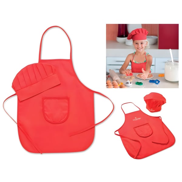 Perfect Chef's Kit for Kids - Hat and Apron Set