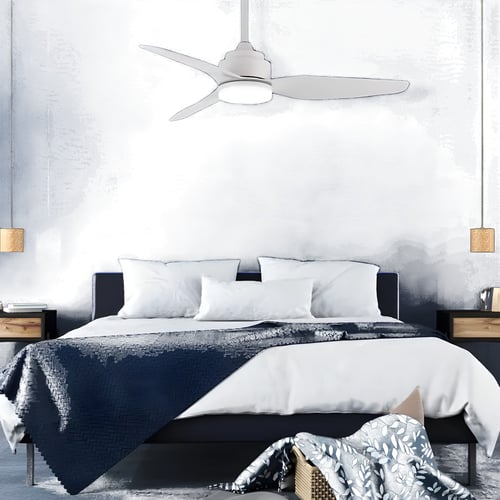 מאוורר תקרה מודרני עם שלט רחוק - 52 אינץ'