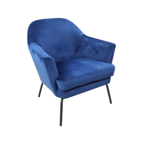Elegant Single Hosting Chair with Easy-Clean Velvet Upholstery - Modern Classic Design