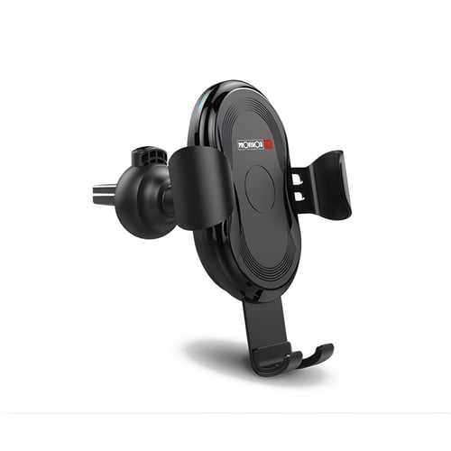 מטען אלחוטי לרכב 15W עם זרוע חזקה ומנעול מזגן