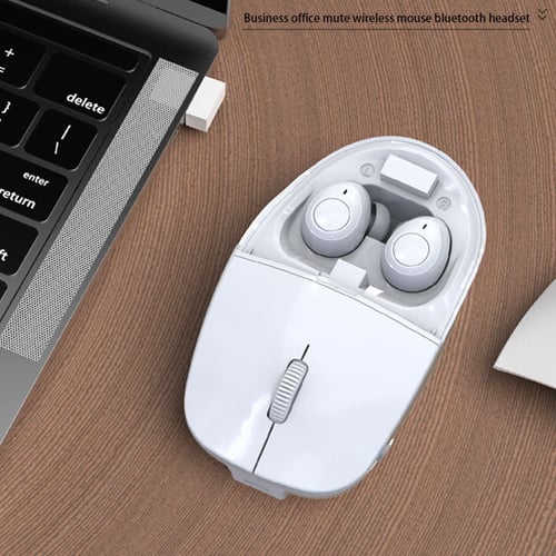 עכבר מחשב אלחוטי עם אוזניות TWS מבית רובוטיקס