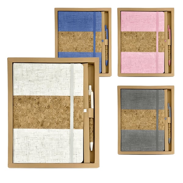 סט מחברת ועיפרון משעם כולל קופסת מתנה