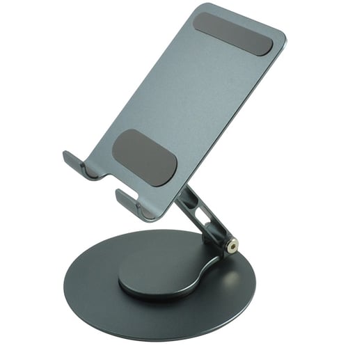 מעמד מתכתי מתכוונן 360 לטלפון וטאבלט