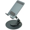 מעמד מתכתי מתכוונן לטלפון נייד וטאבלט עם זרוע מסתובבת 360 - טיטניום