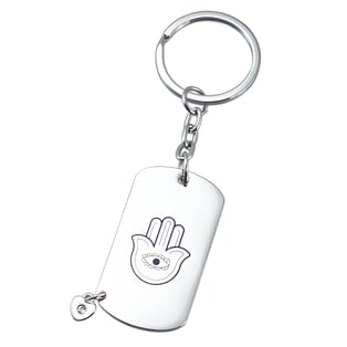 מפתח פתחות מושלם עם חמסה ולב מתכת נוצצת