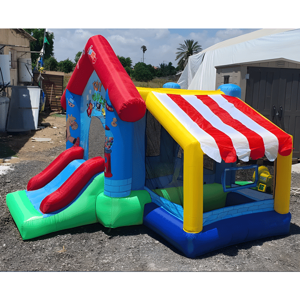 Inflatable Bounce House with Slide and Ball Pit by Jumpy Jump