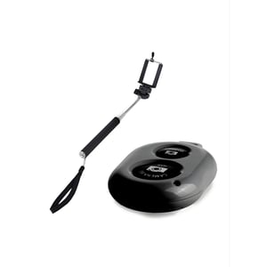 Professional Selfie Kit with Bluetooth Remote and Telescopic Stick