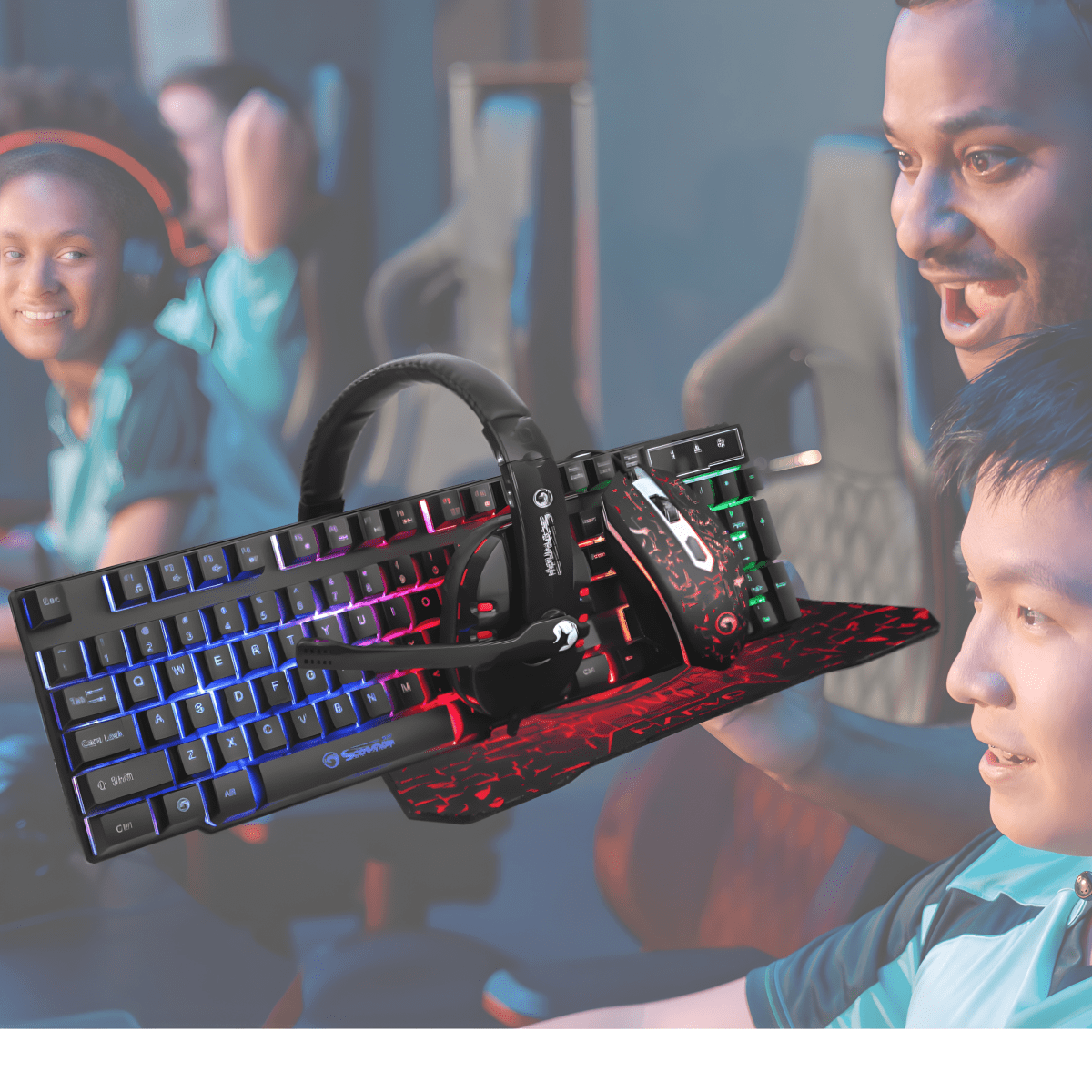 ערכת גיימינג מקצועית 5 ב-1 Marvo דגם CM-407