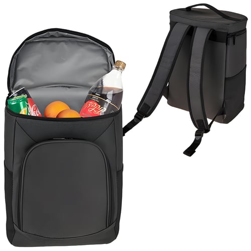Spacious 17-Liter Backpack Cooler with Straps and Front Pocket