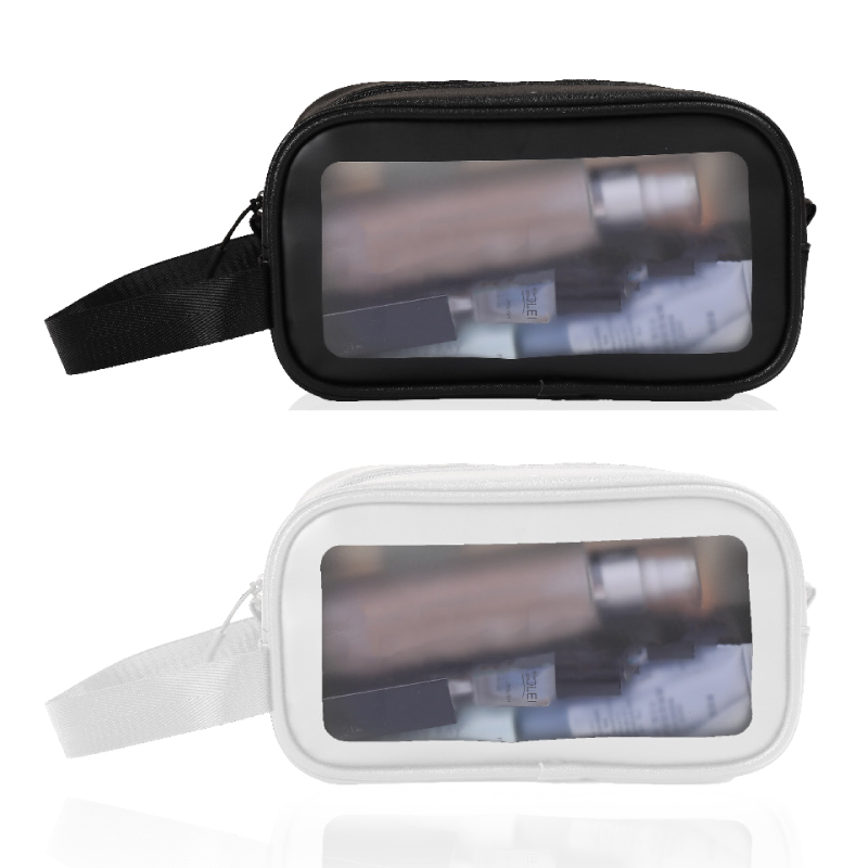 תיק רחצה אופנתי שקוף ועמיד למים