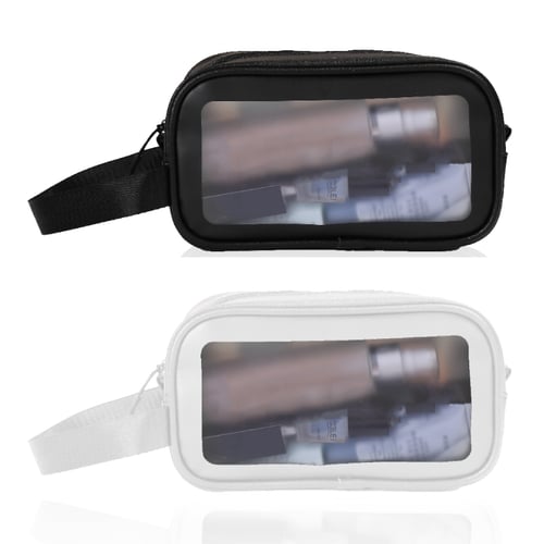 תיק רחצה אופנתי שקוף ועמיד למים