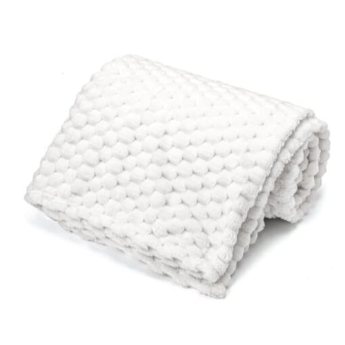 שמיכת יחיד ז'אקארד קוביות מפנקת 130*170