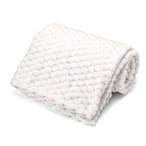 שמיכת יחיד ז'אקארד קוביות מפנקת 130*170