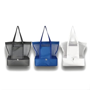 תיק חוף משולב צידנית עם תא נוח