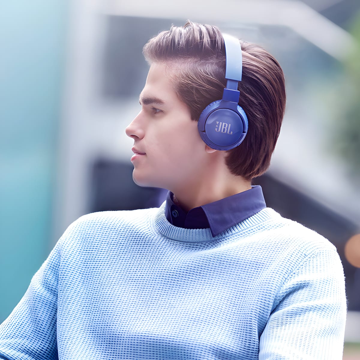 אוזניות אלחוטיות JBL דגם Tune 510BT עם באסים מודגשים