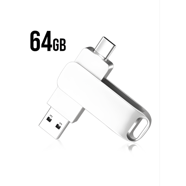 64G USB TYPE-C Flash Drive in Metal Case