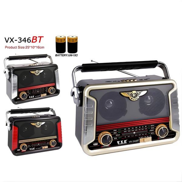 רדיו נייד מרובה תכונות VX-346BT