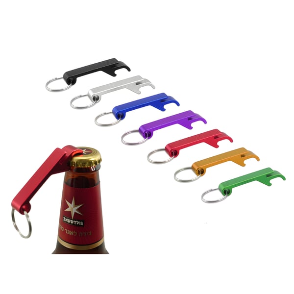 Colorful Aluminum Keychain Bottle Opener