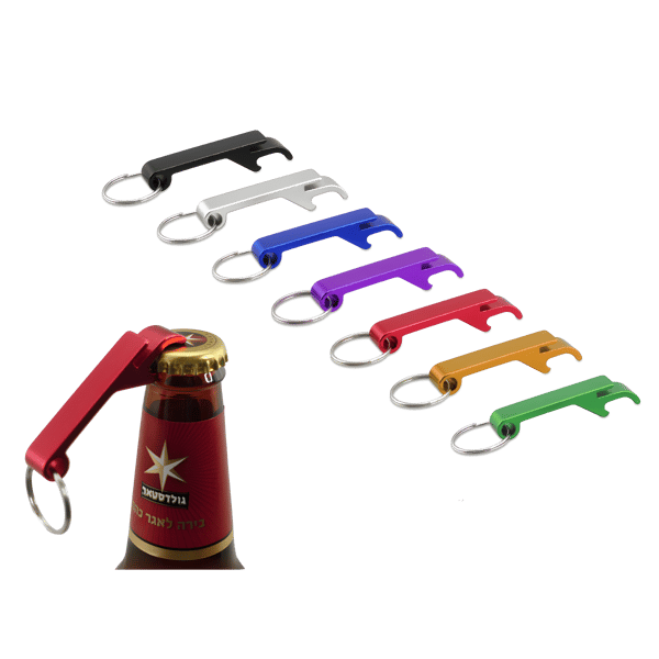 Colorful Aluminum Keychain Bottle Opener