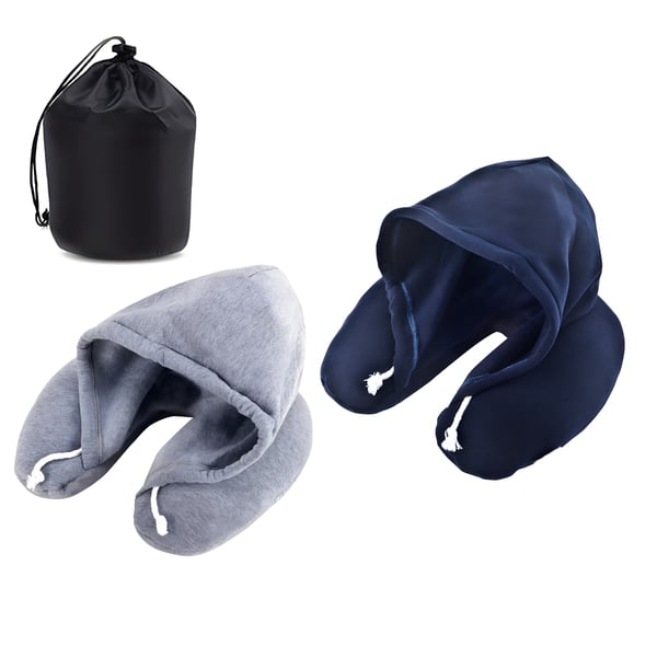 Travel Pillow with Hood and Memory Foam – Ultimate Comfort