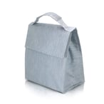 צידנית אישית מבד דו גווני עם סגירת סקוטש