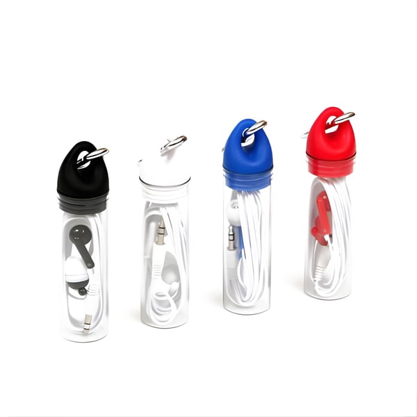 Transparent Earbud with Carabiner - Revolutionary Wireless Sound Experience