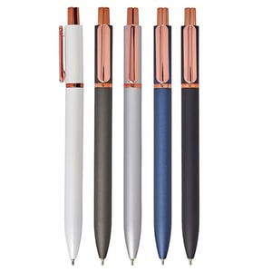 עט פרימיום מתכת עם קליפס מצופה זהב