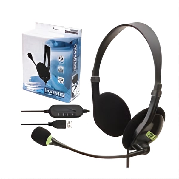 אוזניות USB עם מיקרופון מובנה SY440MV