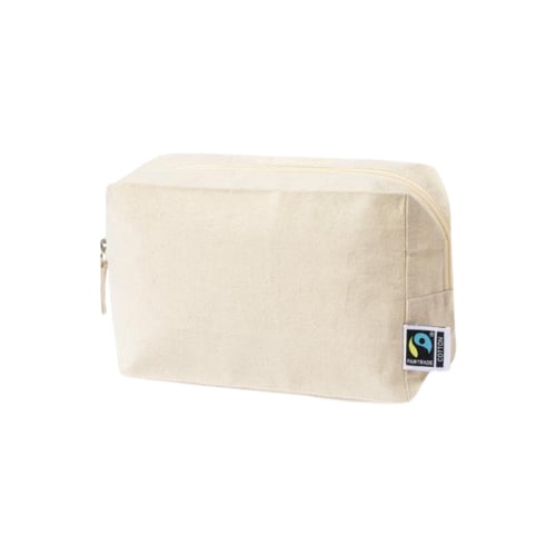 תיק יופי טבעי עם תו תקן Fairtrade
