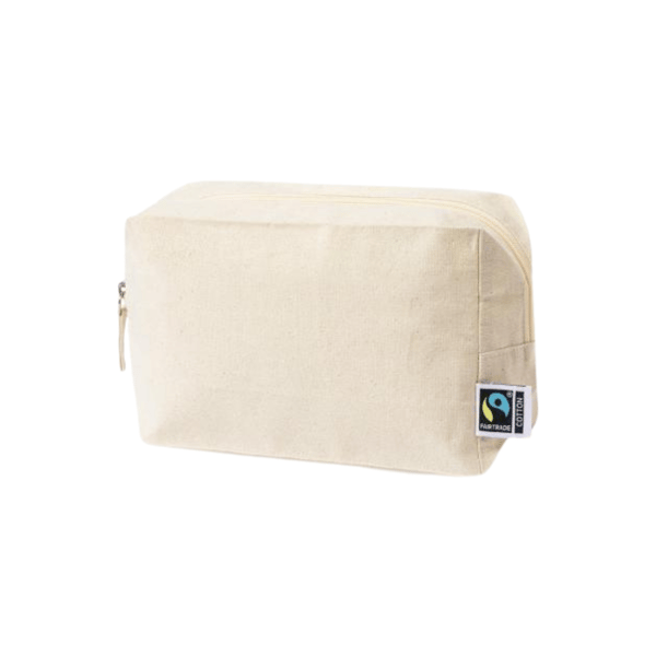 תיק יופי טבעי עם תו תקן Fairtrade
