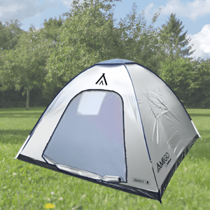 GoNature 4-Person Quick Setup Camping Tent
