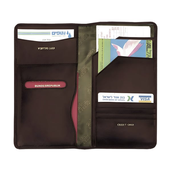 Elegant Leather Document Holder Florence