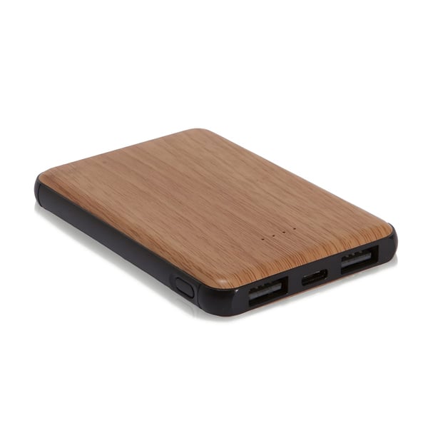 Eco-Friendly Bamboo Power Bank Charger