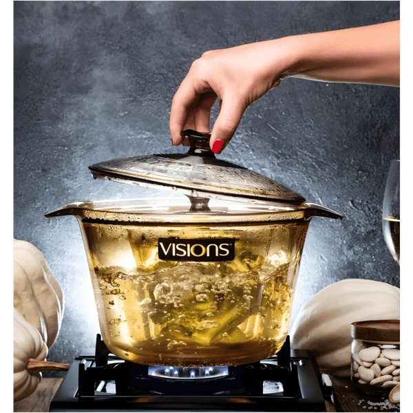 סיר זכוכית 3.8 ליטר Visions Flair מ-CORNING - בריאות וסטייל בבישול