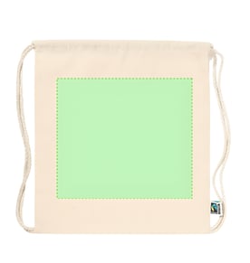 תיק שרוך כותנה טבעי עם תו תקן פיירטרייד