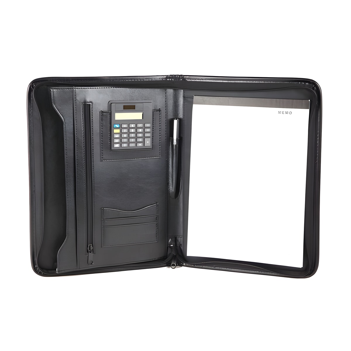 פולדר דמוי עור A5 עם כיס פנימי