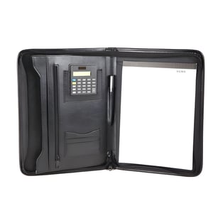 פולדר דמוי עור A5 עם כיס פנימי