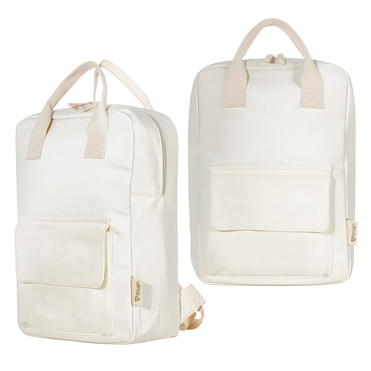 תיק גב אקולוגי מעוצב ללפטופ מכותנה ממוחזרת