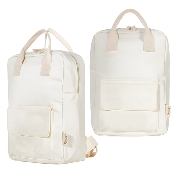 תיק גב אקולוגי מעוצב ללפטופ מכותנה ממוחזרת