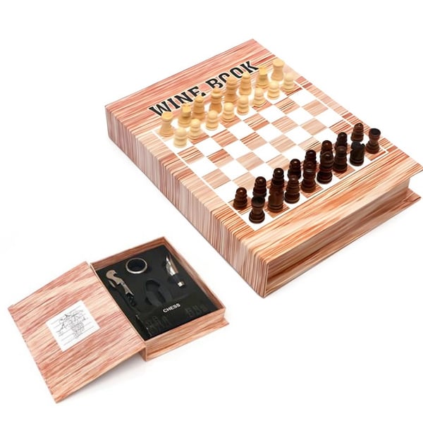 Luxury Wine Accessories Set in a Gift Book