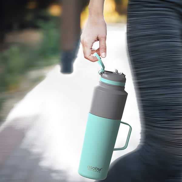 Asobu 2-in-1 Stainless Steel Thermal Bottle & Mug