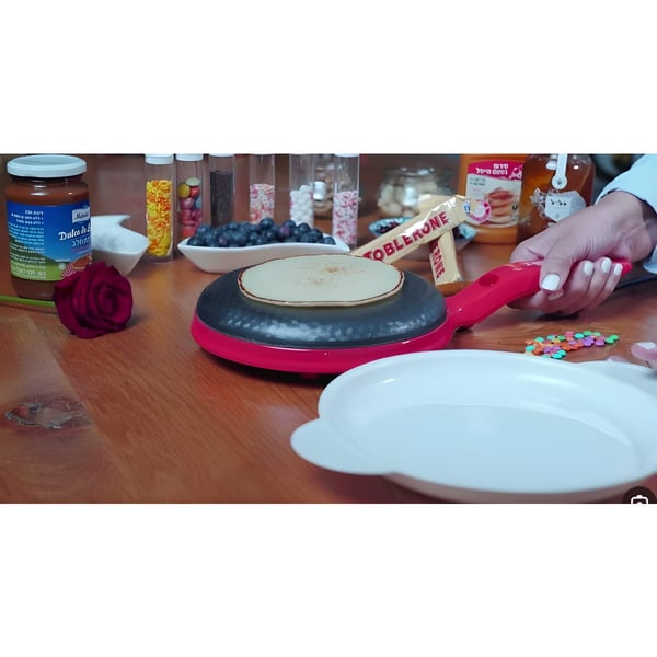 מכשיר חשמלי להכנת קרפ מהיר עם תבנית הגשה מבית BENATON