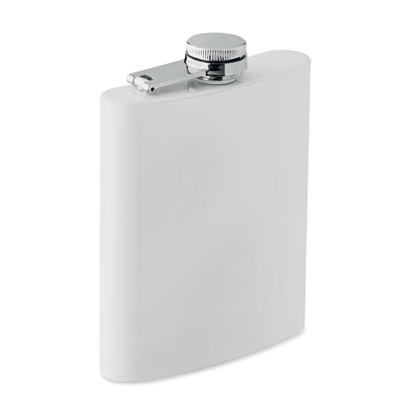 Slim Hip Flask in Recycled Stainless Steel