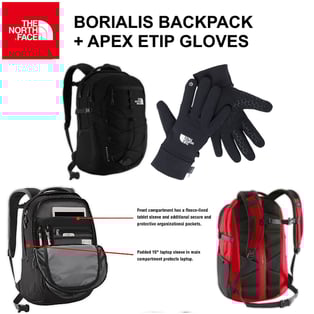 תיק גב דגם בוריאליס וכפפות טאץ' - מתנה עסקית עם ערך גבוה