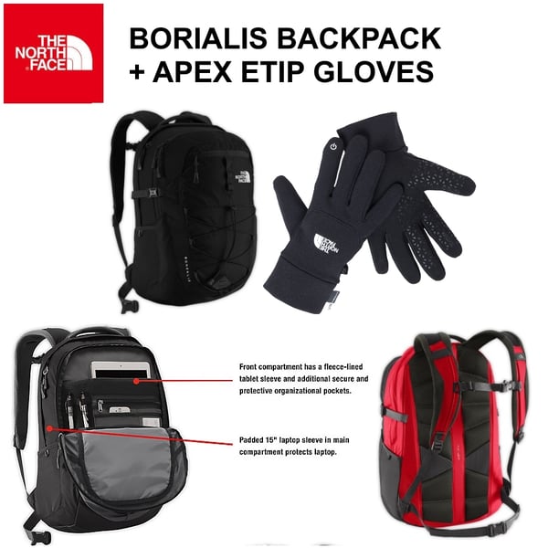 Borealis Backpack and Apex Etip Gloves - Premium Corporate Gift