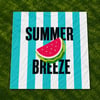 136×136 cm Picnic Blanket with Custom Full-Color All-Over Print