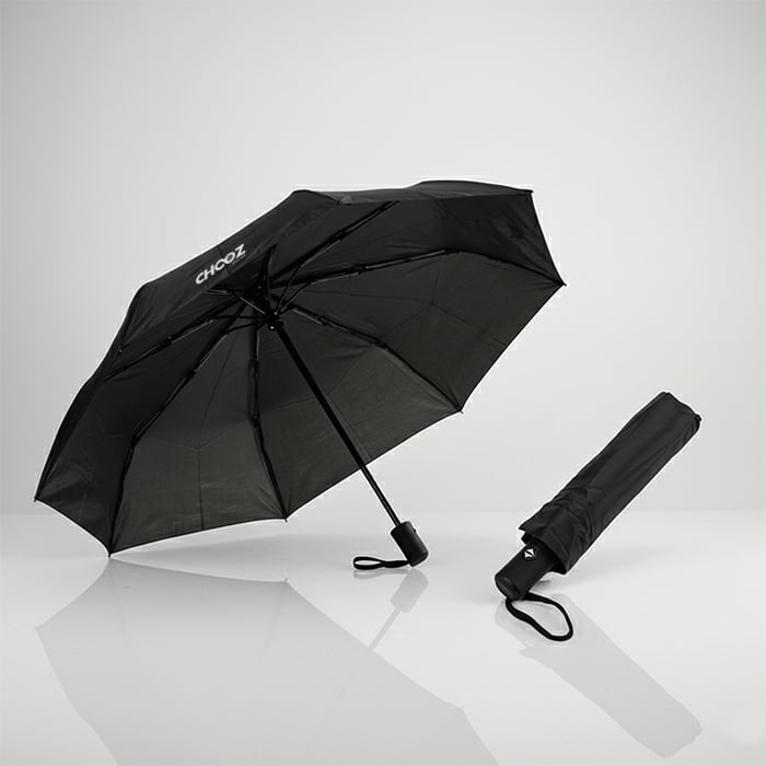 מטריה מתקפלת אוטומטית 21 אינץ עם 8 פאות - מתנה עסקית איכותית וממותגת